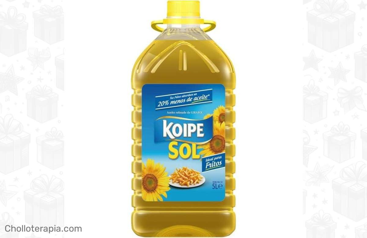 ¡Precio de locura! Koipe Sol-Aceite de Girasol Refinado 5L a precio de ganga. ¡No te lo pierdas!