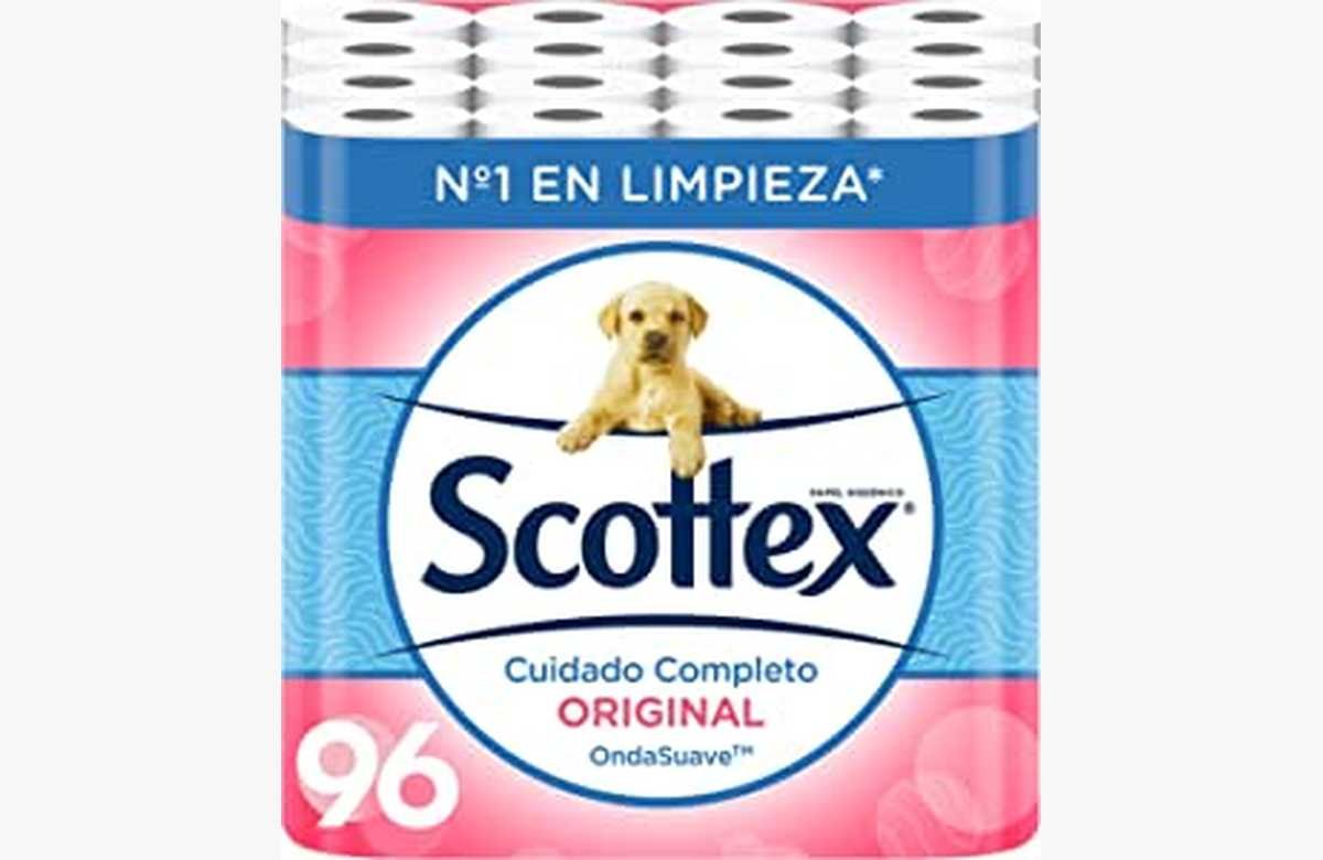 ¡Arrasa con el precio! Llévate el pack de 96 rollos de Papel higiénico Scottex Original antes de que se agote.