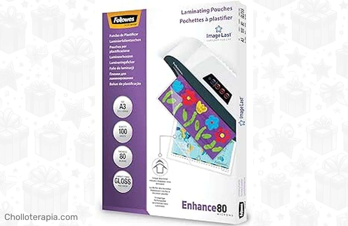 ¡Protege tus recuerdos con estilo! Consigue 100 fundas Fellowes A3 de calidad premium para plastificar tus fotos y avisos. ¡No dejes pasar esta increíble oferta!