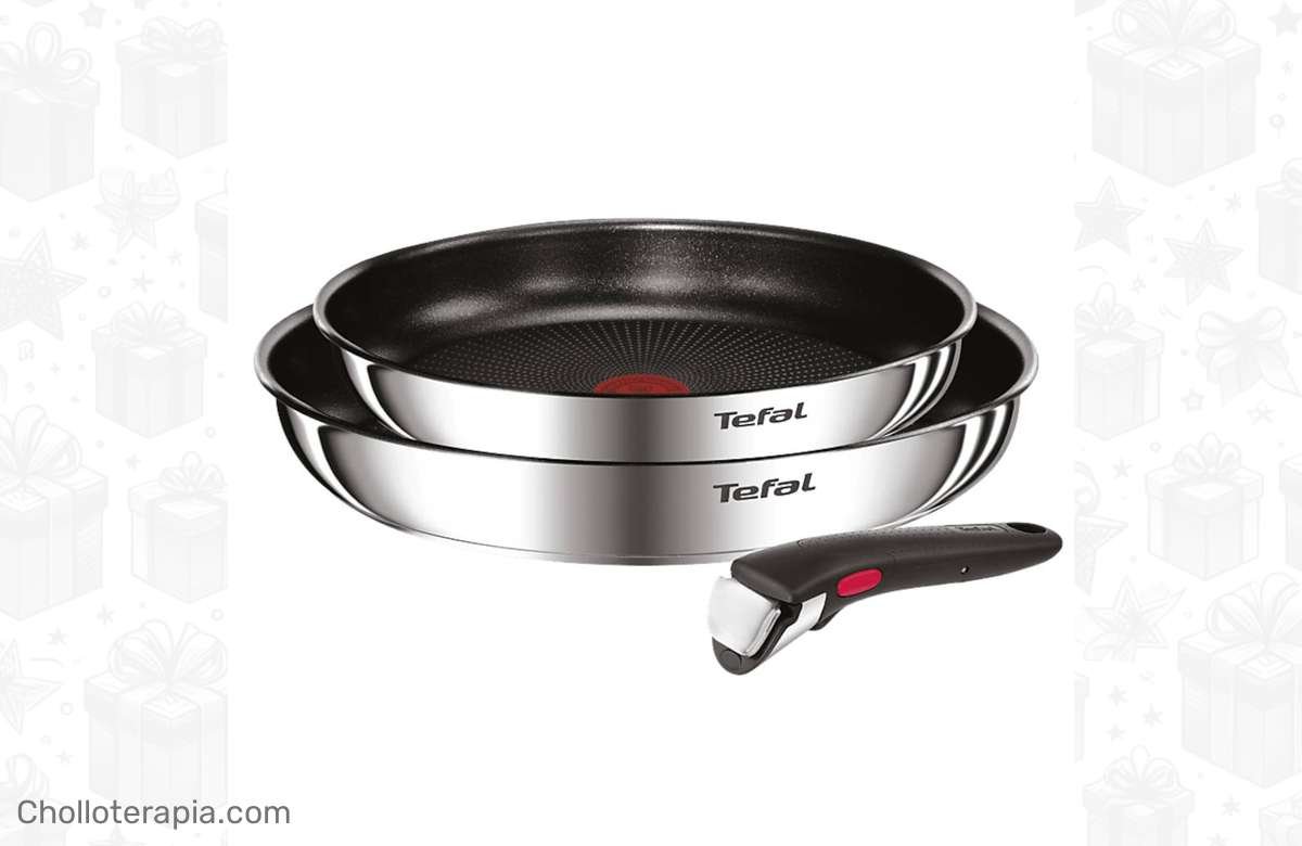¡Sorpréndete cocinando! Juego de sartenes Ingenio Emotion de Tefal: ¡Multiuso, antiadherentes y precios irresistibles! ¡Cómpralas ahora!