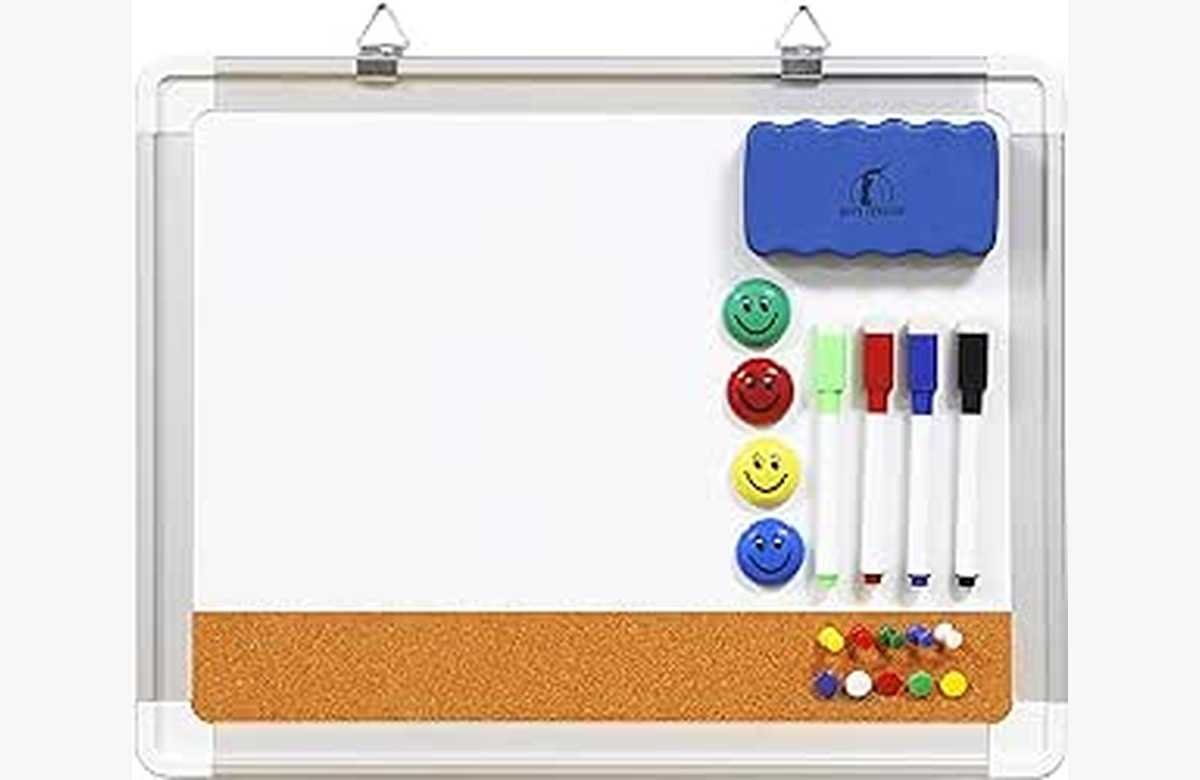 Aprovecha esta oferta: Tablero multiusos con imanes y corcho ¡Ordena tu vida en la oficina y cocina!