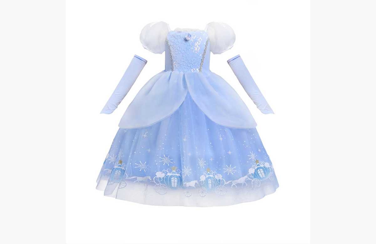 ¡El vestido de princesa Cenicienta que hará realidad sus sueños a un precio de locura! ¡No dejes pasar esta oportunidad única para regalar en cumpleaños!