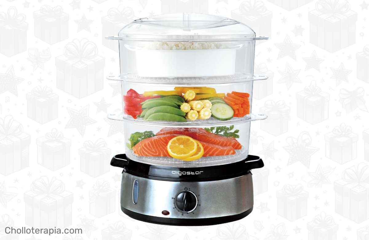 Cocina sano y sabroso con la Vaporera Aigostar Fitfoodie Steel