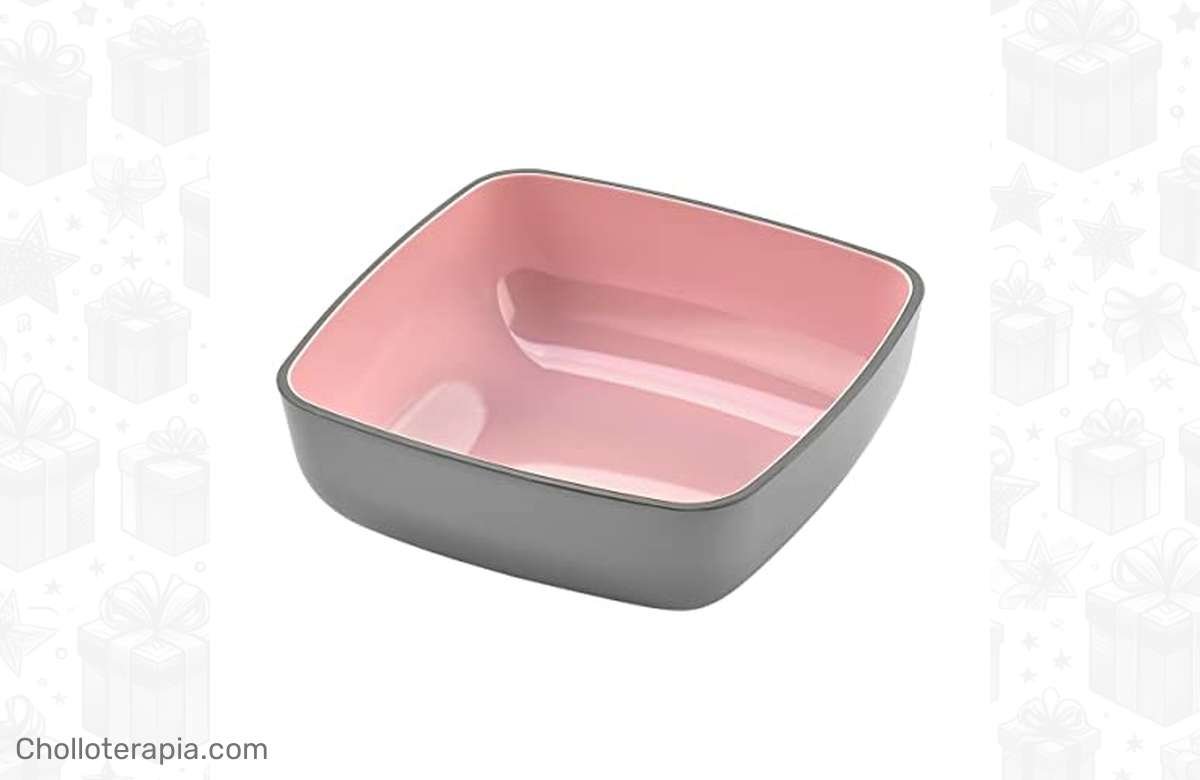 Consigue tu cuenco de melamina rosa/gris de BigBuy Home ¡A precio de ganga! ¡No dejes pasar esta oferta única!