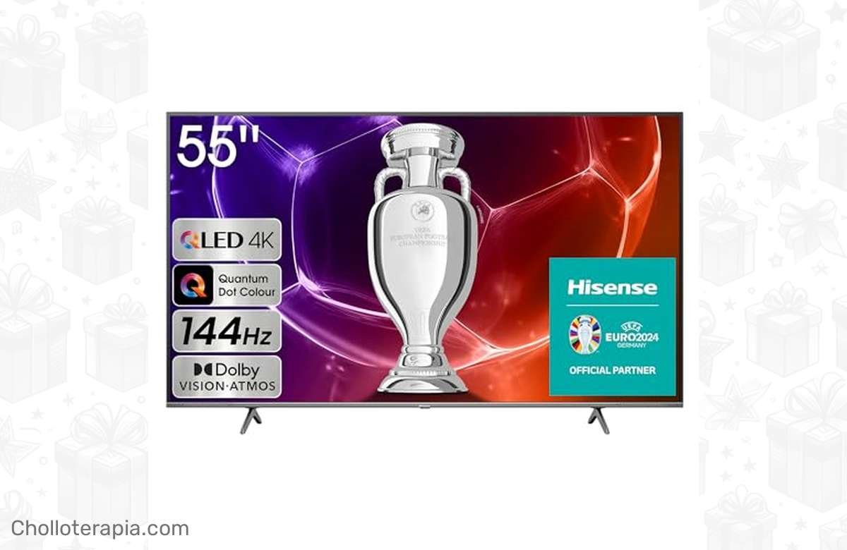 Dale vida a tus juegos con la Hisense TV PRO – QLED de 55 ¡La experiencia gaming que estabas esperando!