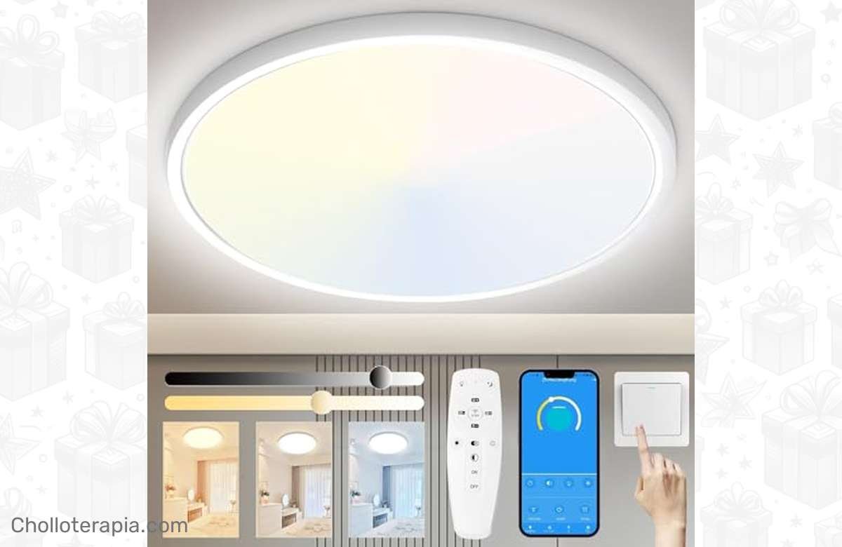 Descuento del 50% en lámpara LED: ¡Ilumina con estilo y ahorra!