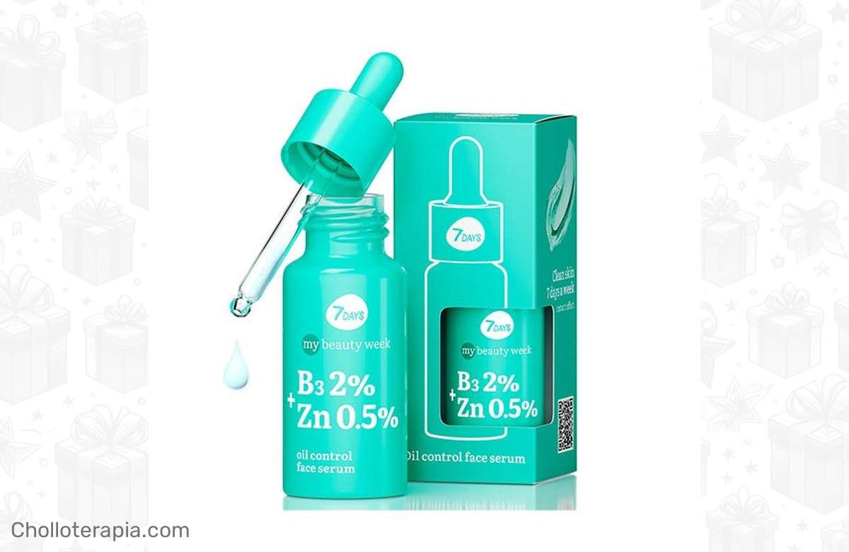 Dile adiós a la grasa en solo 7 días con el poderoso Sérum Oil Control B3 2% Zn 0,5% a precio de ganga