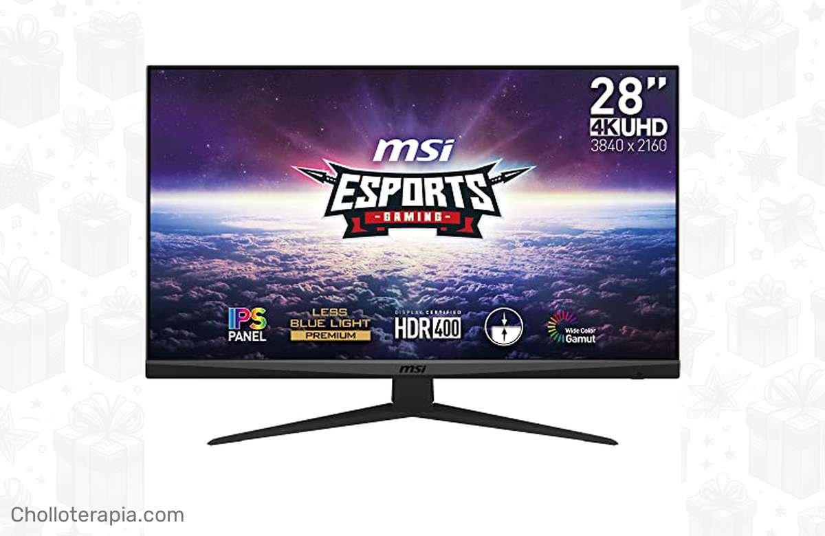 No te quedes sin el Monitor Gaming 4K UHD de 27,9 Pulgadas con panel IPS y FreeSync ¡Corre que vuelan!