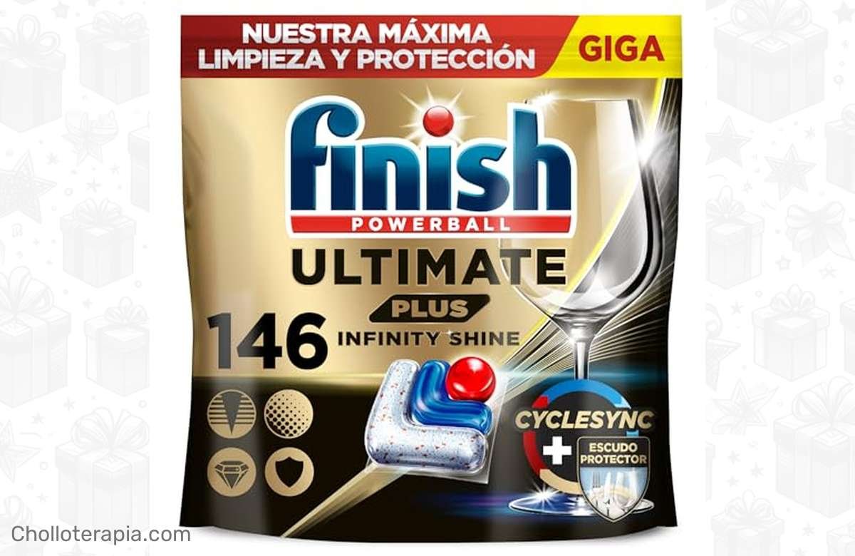 Oferta única: 146 pastillas de Finish Ultimate Plus Infinity Shine, ¡dale un brillo de diamante a tu vajilla! ¡Aprovecha ahora!