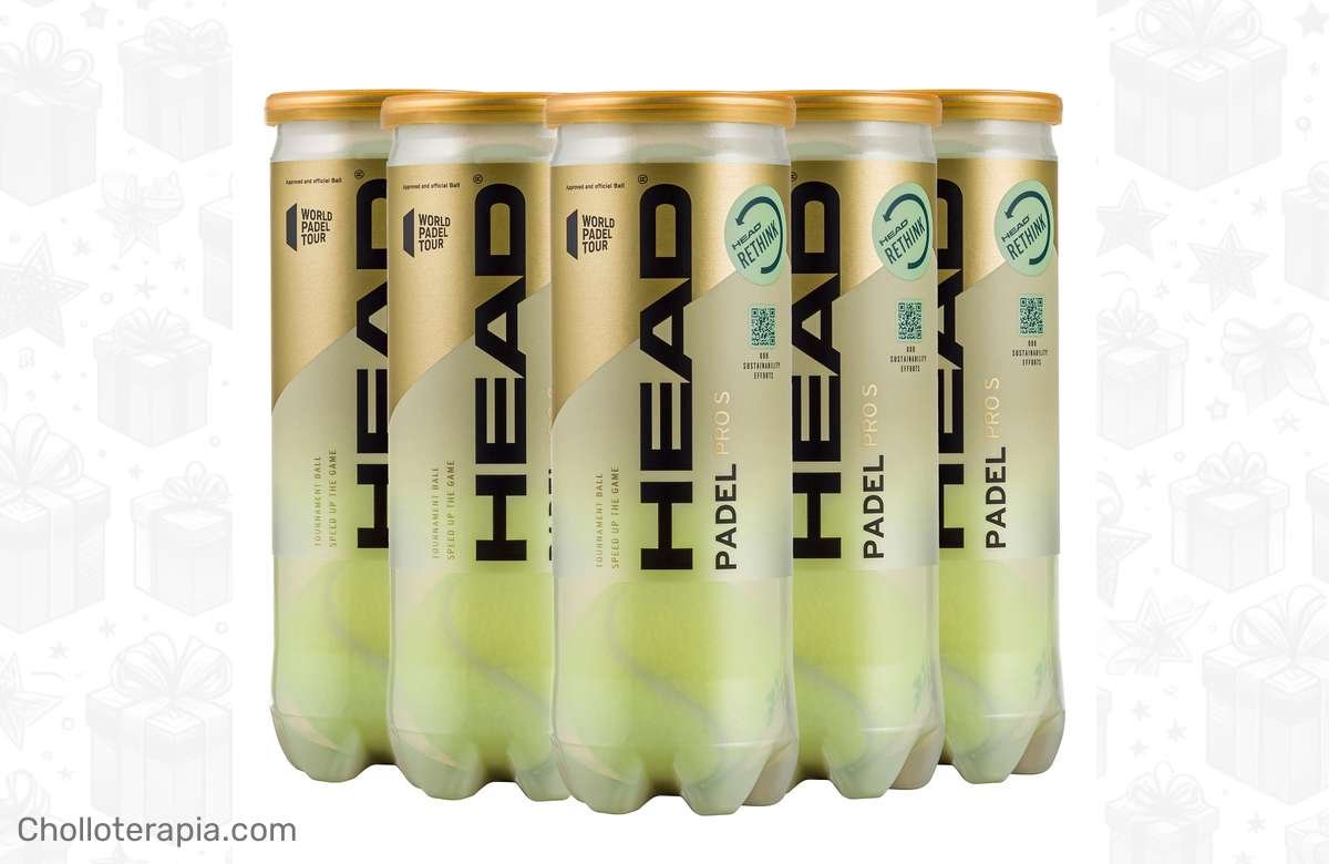 ¡Ahorra dinero con este pack de Head Padel PRO S y pelotas profesionales! ¡No te lo pierdas!