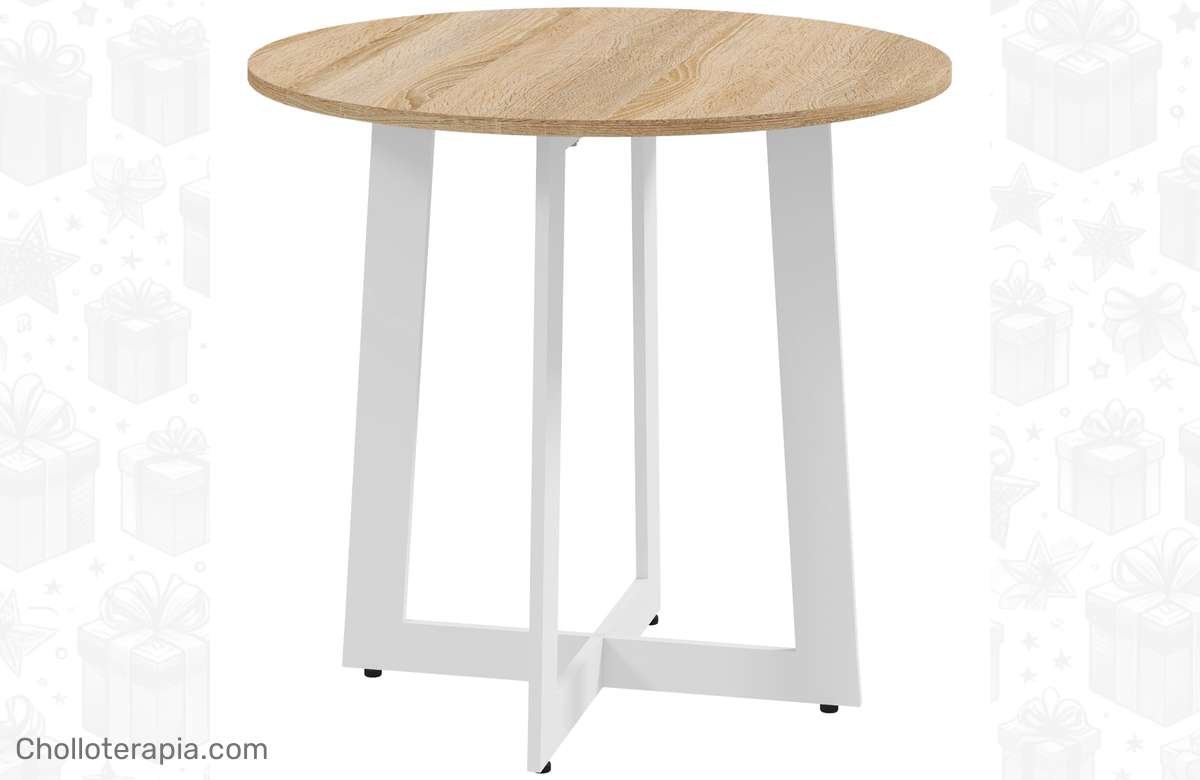 ¡Ahorra en grande! Mesa redonda comedor para 4, ¡no te lo pierdas!