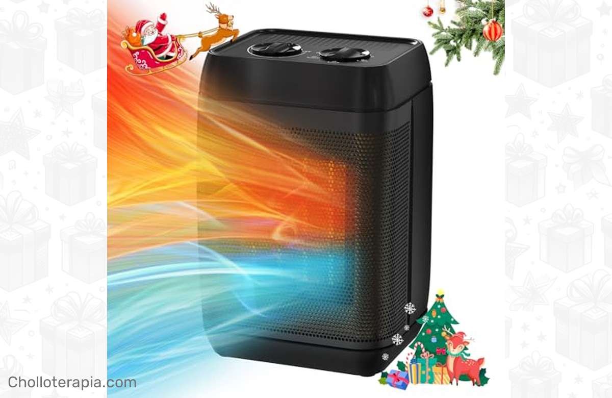 ¡Ahorra energía y mantén tu hogar cálido con este calefactor de bajo consumo de 1500w!