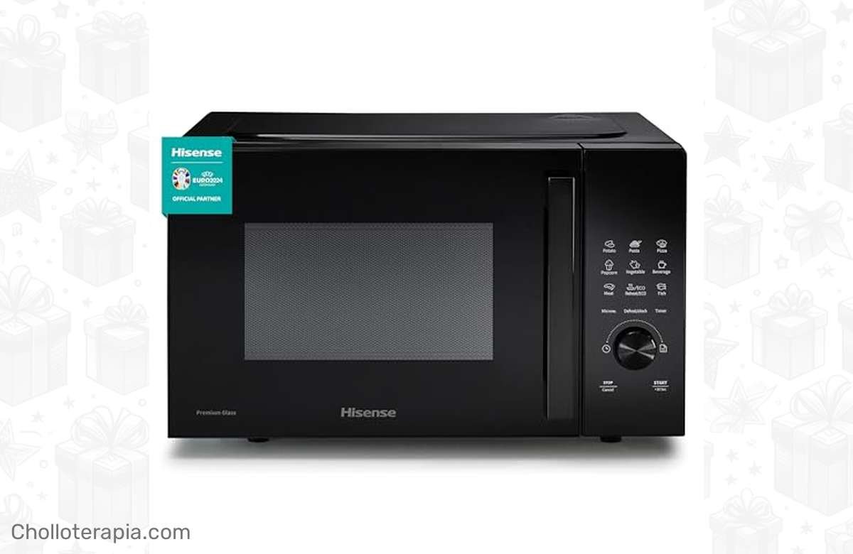 ¡Ahorra espacio con el Microondas Hisense y disfruta de una cocina ultra rápida y deliciosa!