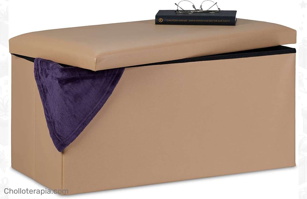 ¡Ahorra espacio en tu casa con este Puff Taburete Plegable con tapa! ¡Imperdible oferta para organizar y decorar!