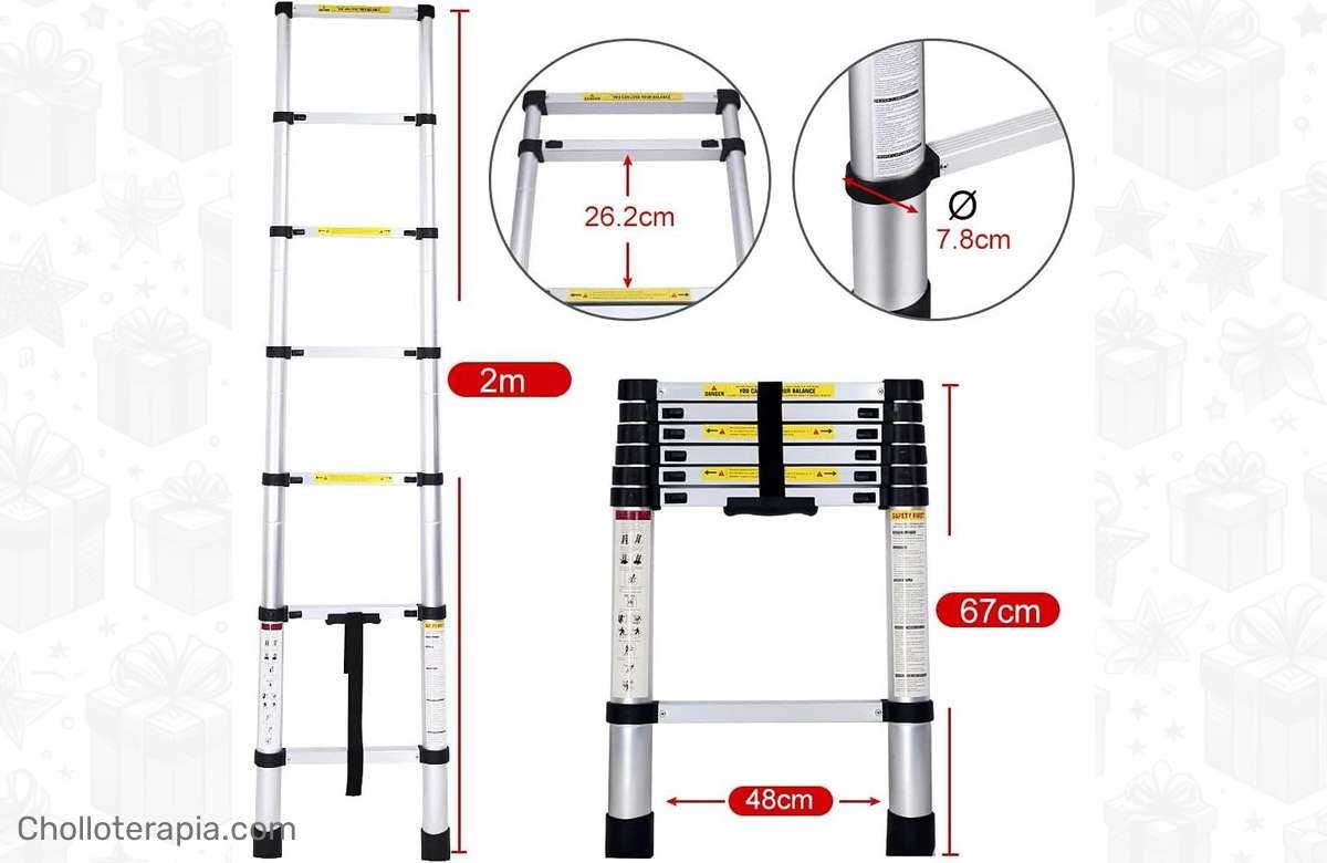 ¡Ahorra espacio y dinero con la mejor escalera plegable de aluminio!