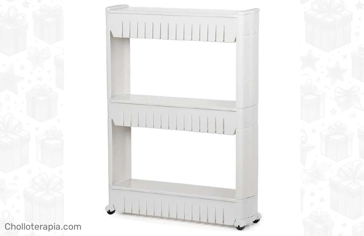 ¡Ahorra espacio y mantén todo ordenado con este estante de almacenamiento para baño y cocina!