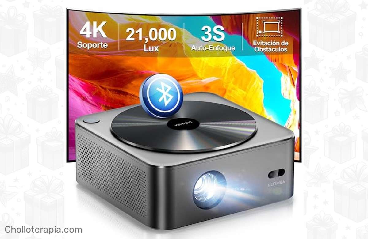 ¡Aprovecha el 9% de descuento en el Proyector Full HD 1080P con Auto Focus/Keystone!
