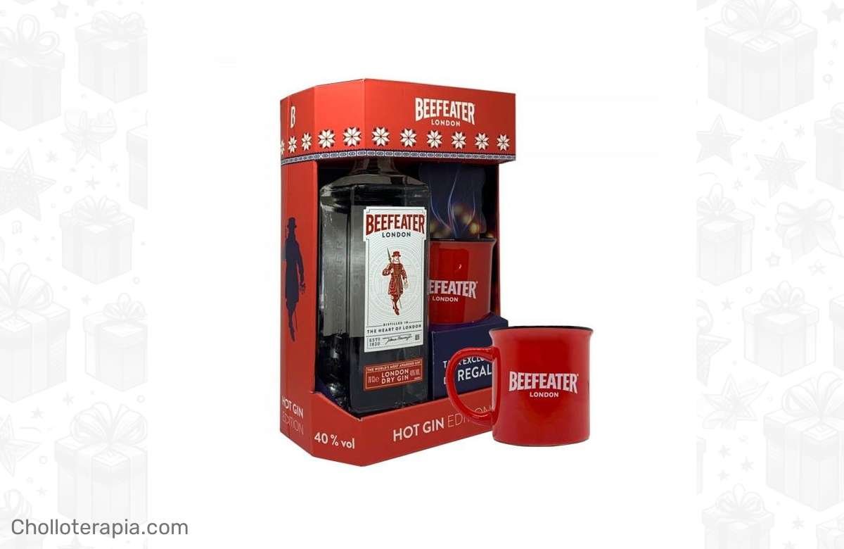 ¡Aprovecha el combo perfecto de Estuche Beefeater + Taza a precio único!