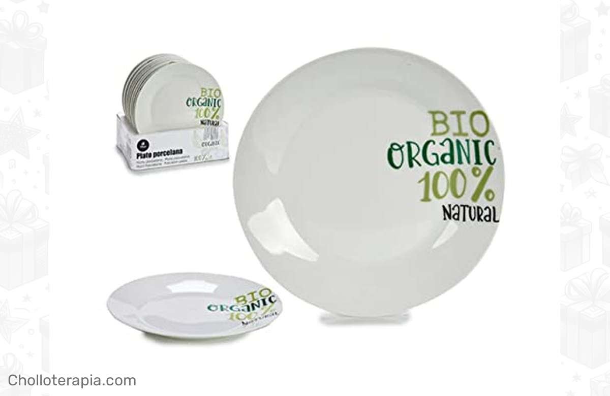 ¡Aprovecha el descuento! Plato de Porcelana de 19 cm para tu hogar