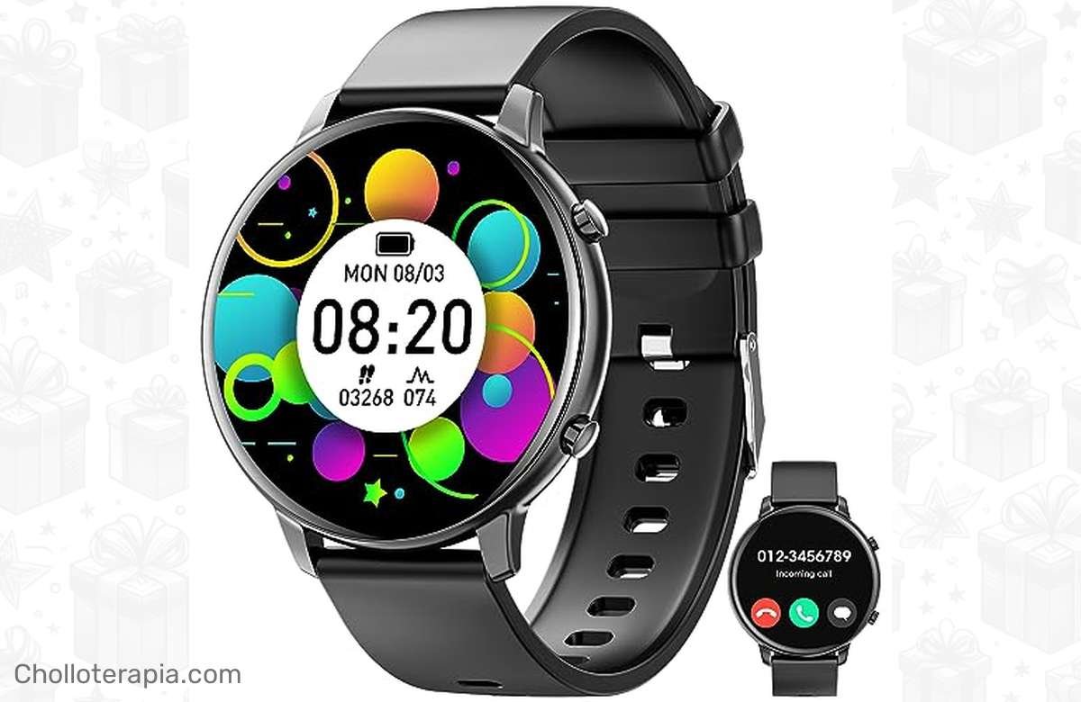 ¡Aprovecha el descuento del 55%! Monitoriza tu actividad y habla sin preocupaciones con el Smartwatch IP67 Impermeable y Bluetooth