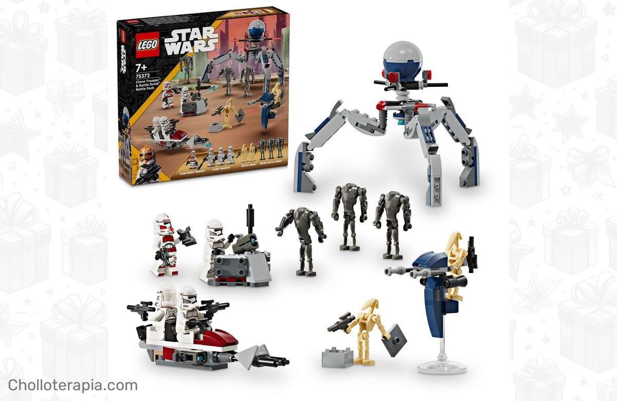 ¡Aprovecha el descuento épico en el Pack LEGO® Star Wars™ Soldado Clon y Droide de Combate! ¡Hazte con él ahora!