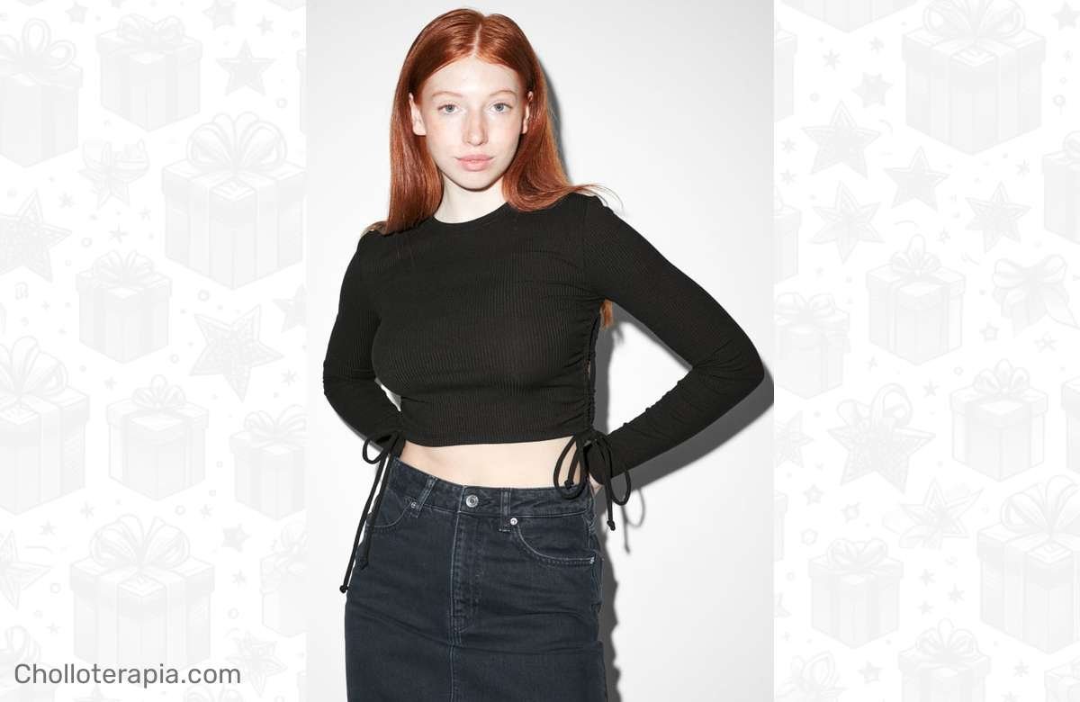 ¡Aprovecha este preciazo en camiseta crop de Clockhouse!