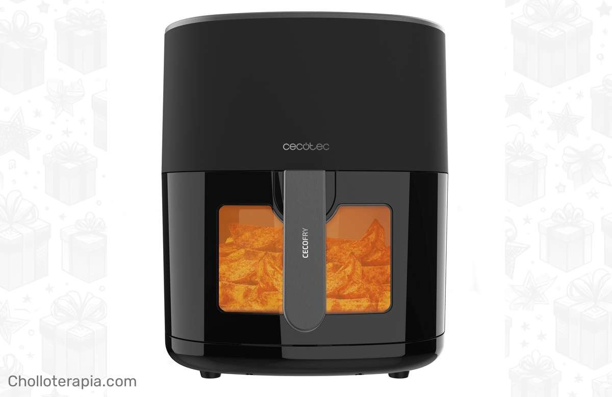 ¡Aprovecha la ganga! Freidora de aire Cecotec Cecofry Fantastik Window 6500 Pack en oferta