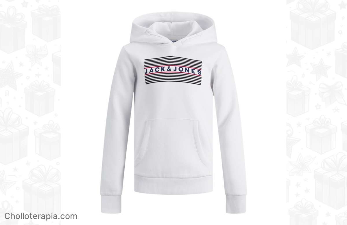 ¡Aprovecha la rebaja! Sudadera con capucha de JACK&JONES para niños a precio de locura