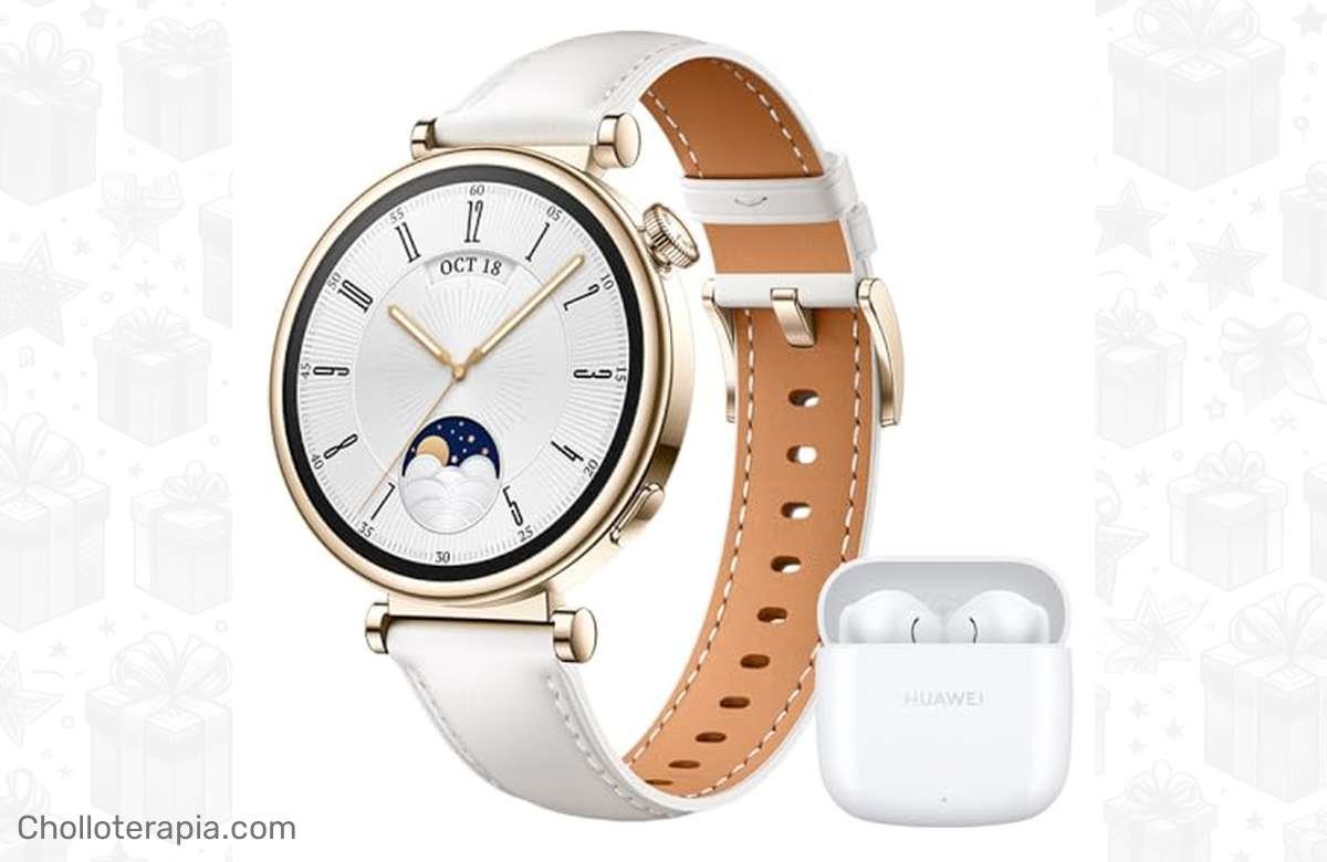¡Aprovecha ya! Huawei Watch GT 4 41mm Smartwatch + Huawei FreeBuds SE 2 en un solo pack