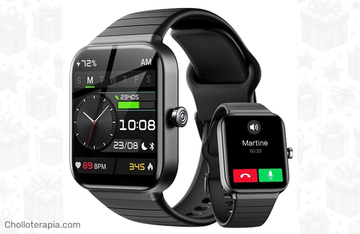 ¡Aprovecha ya! Reloj Inteligente Hombre al 75% de descuento: Llama, habla y controla tu vida con Alexa. ¡No te lo puedes perder!