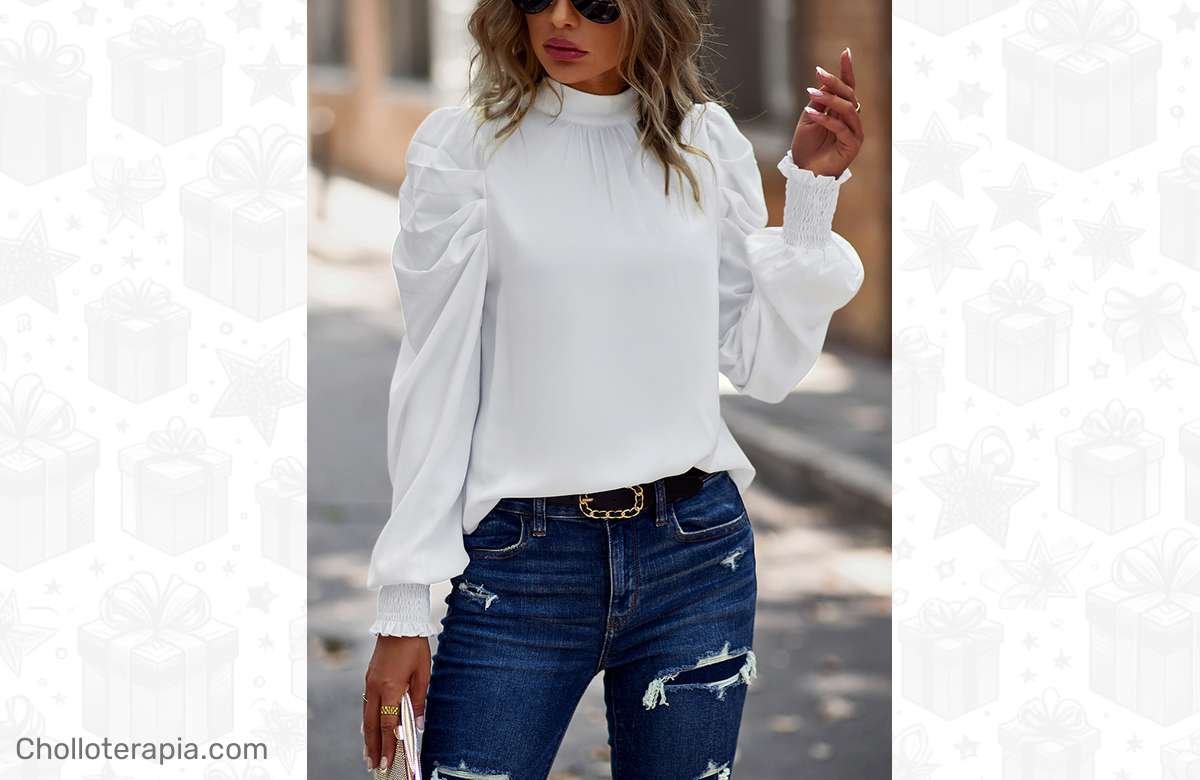 ¡Arrasa con estas blusas de manga abullonada a precio de locura! ¡Aprovecha ya!