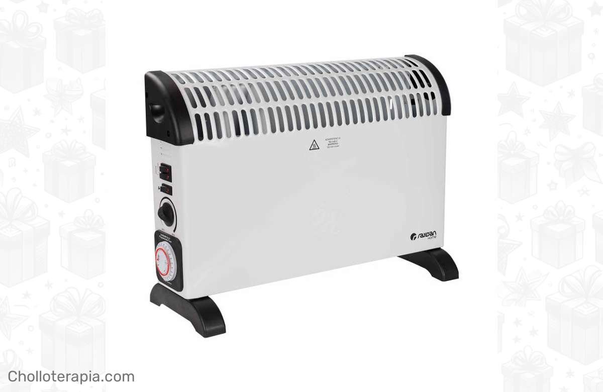 ¡Calorcito garantizado y a precio de carcajada! Convector Eléctrico Turbo de 2000W. ¡Ahorra en consumo y disfruta de un aire caliente al máximo! ¡No te quedes helado, aprovecha esta oportunidad!