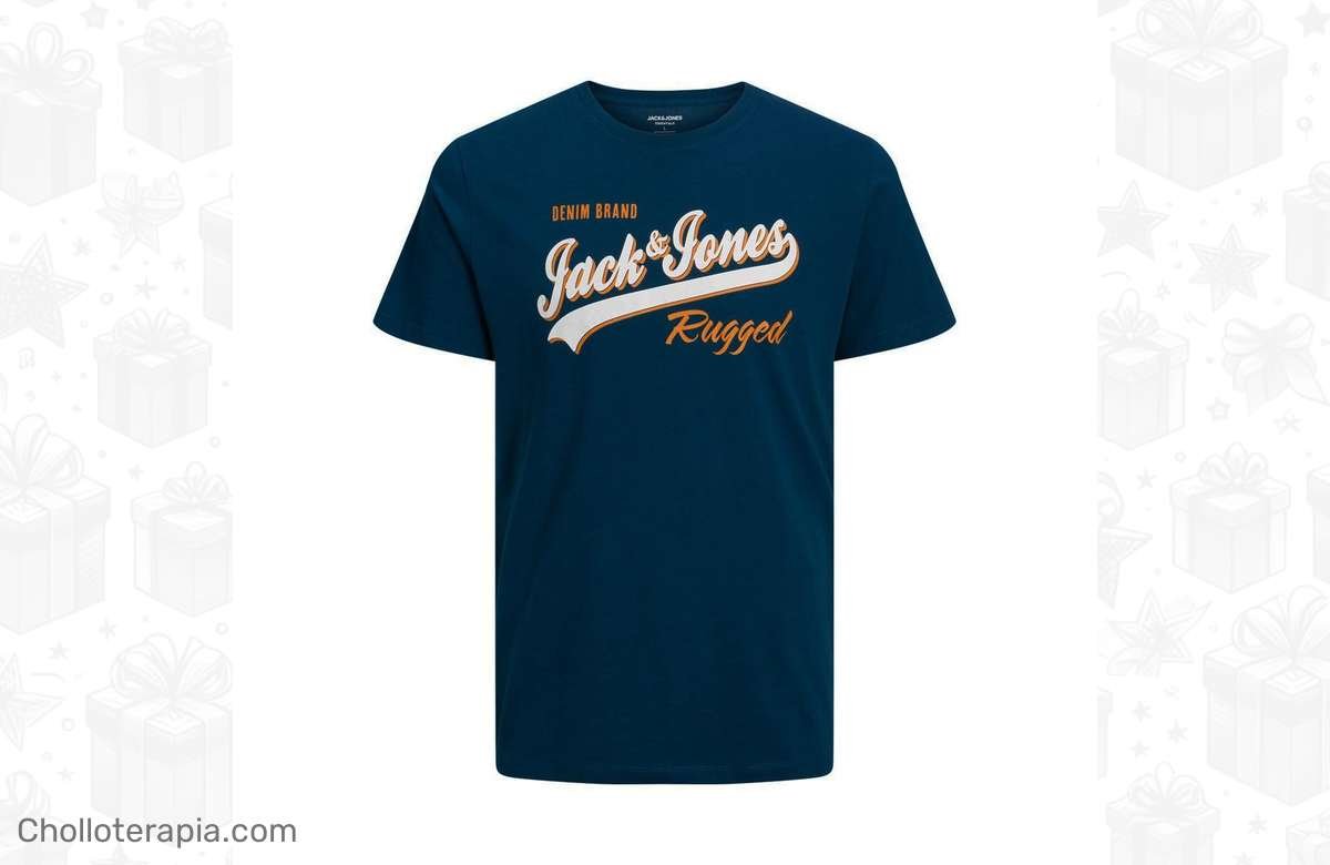 ¡Camiseta Jack & Jones hombre rebajada! Estilo casual con ajuste amplio ¡Aprovecha esta oportunidad!