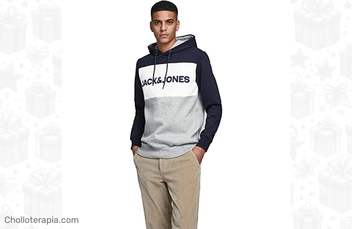 ¡Chollazo! Sudadera Jack & Jones con un descuentazo en azul navy. ¡Corre que vuela!
