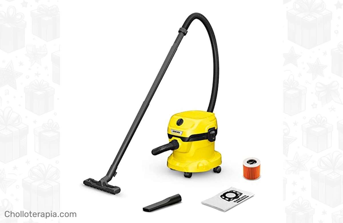 ¡Consigue el aspirador Kärcher WD 2 Plus V-12/4/18/C y convierte la limpieza en algo fácil y eficiente!