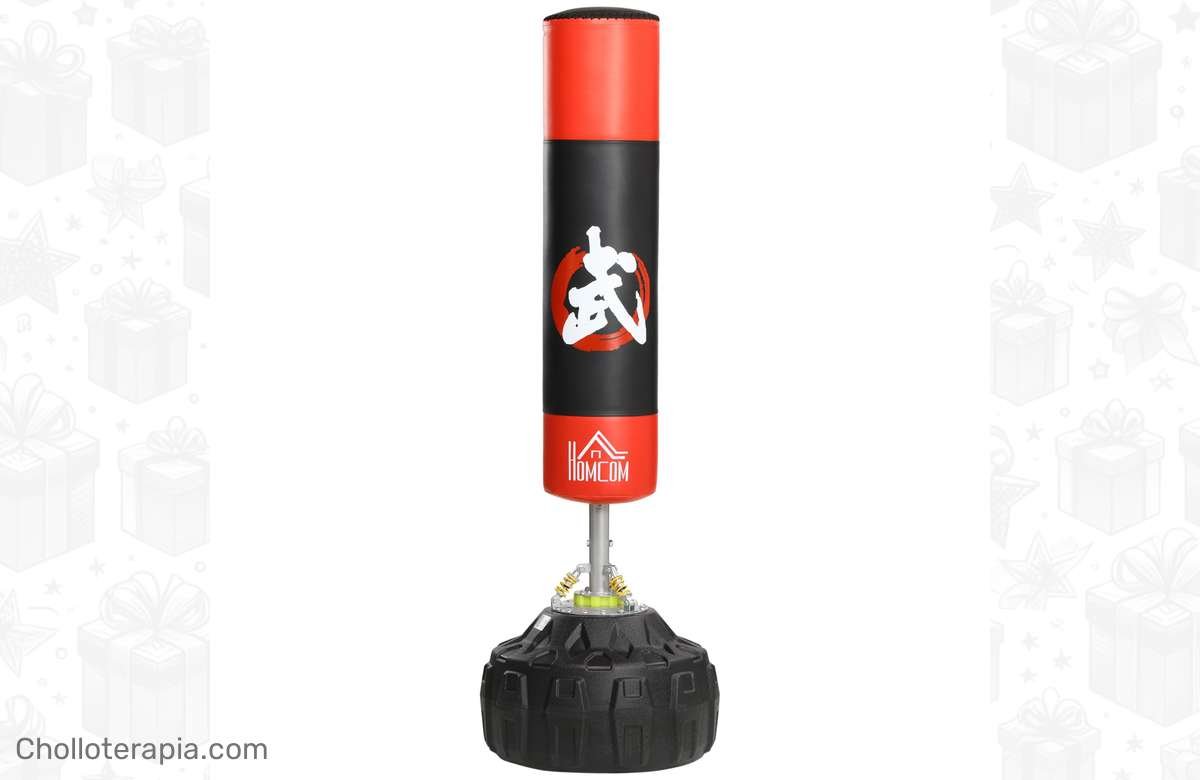 ¡Consigue el saco de boxeo HOMCOM y libera tu estrés de golpe! ¡No te quedes sin el tuyo!