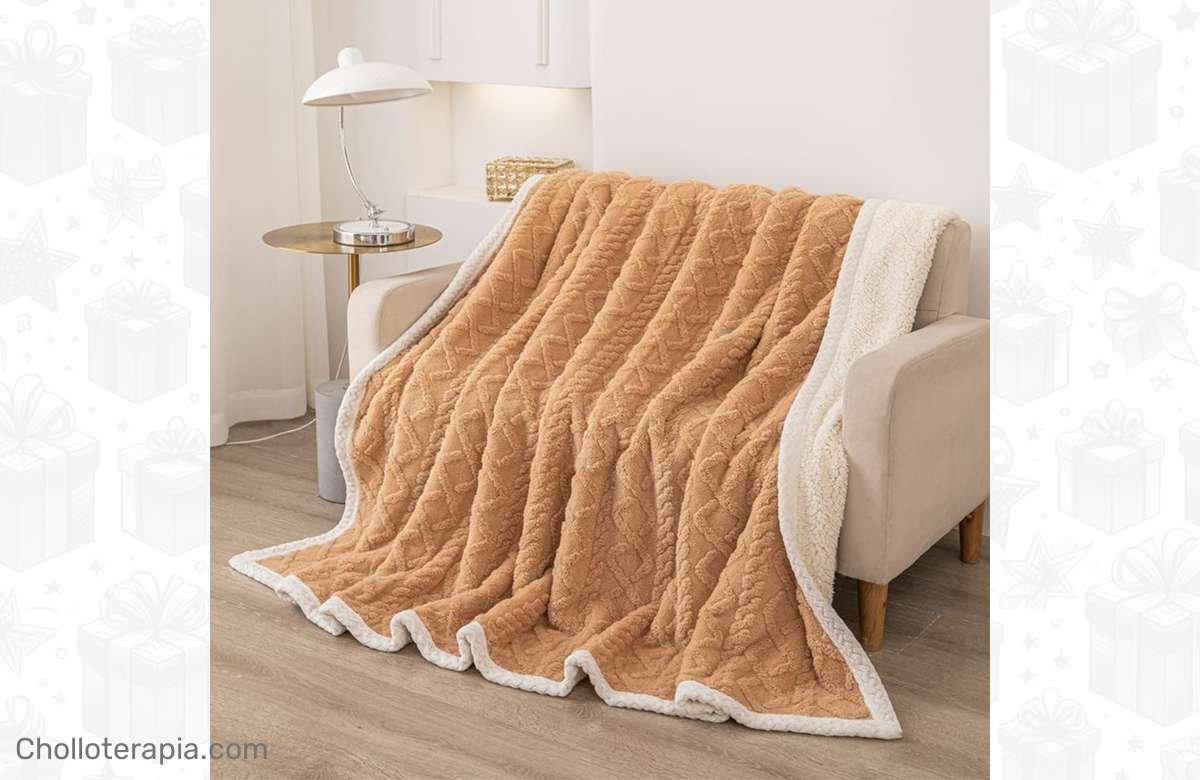 ¡Consigue la manta más suave y esponjosa para el invierno con un super descuento!