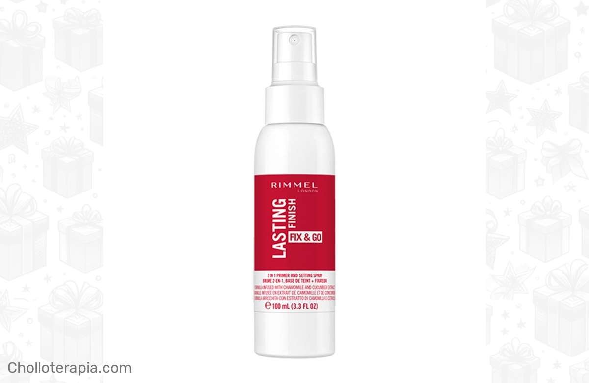 ¡Consigue un look impecable todo el día con el spray Rimmel London Lasting Finish Fix & Go!
