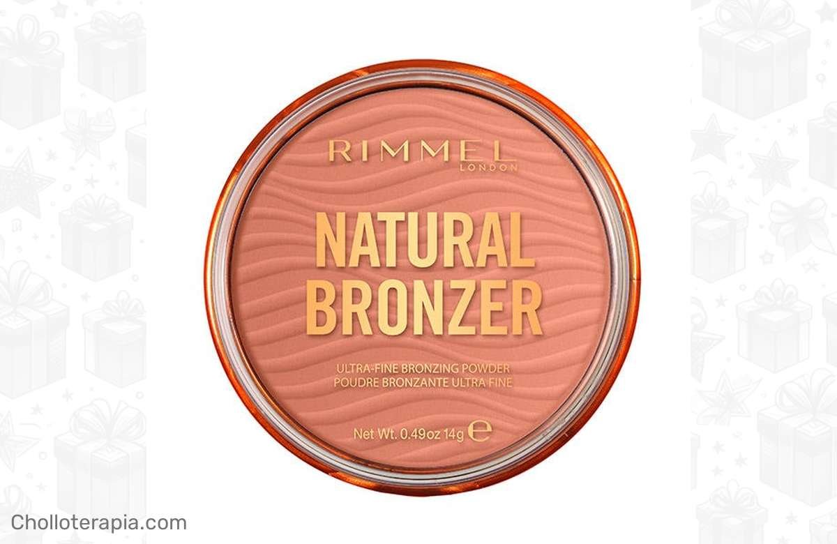 ¡Consigue una piel bronceada al instante con el Polvo Bronceador Rimmel London Natural Bronzer en oferta! ¡Destaca tu belleza con el mejor precio en un chollazo imperdible!