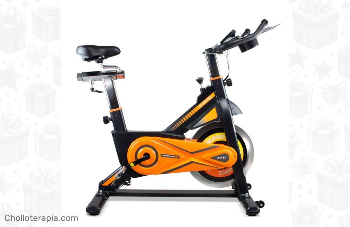 ¡Consigue ya la Bicicleta Spinning ALPINE 8500 con un potente volante de inercia de 25 kg! ¡Dale caña a tus entrenamientos!