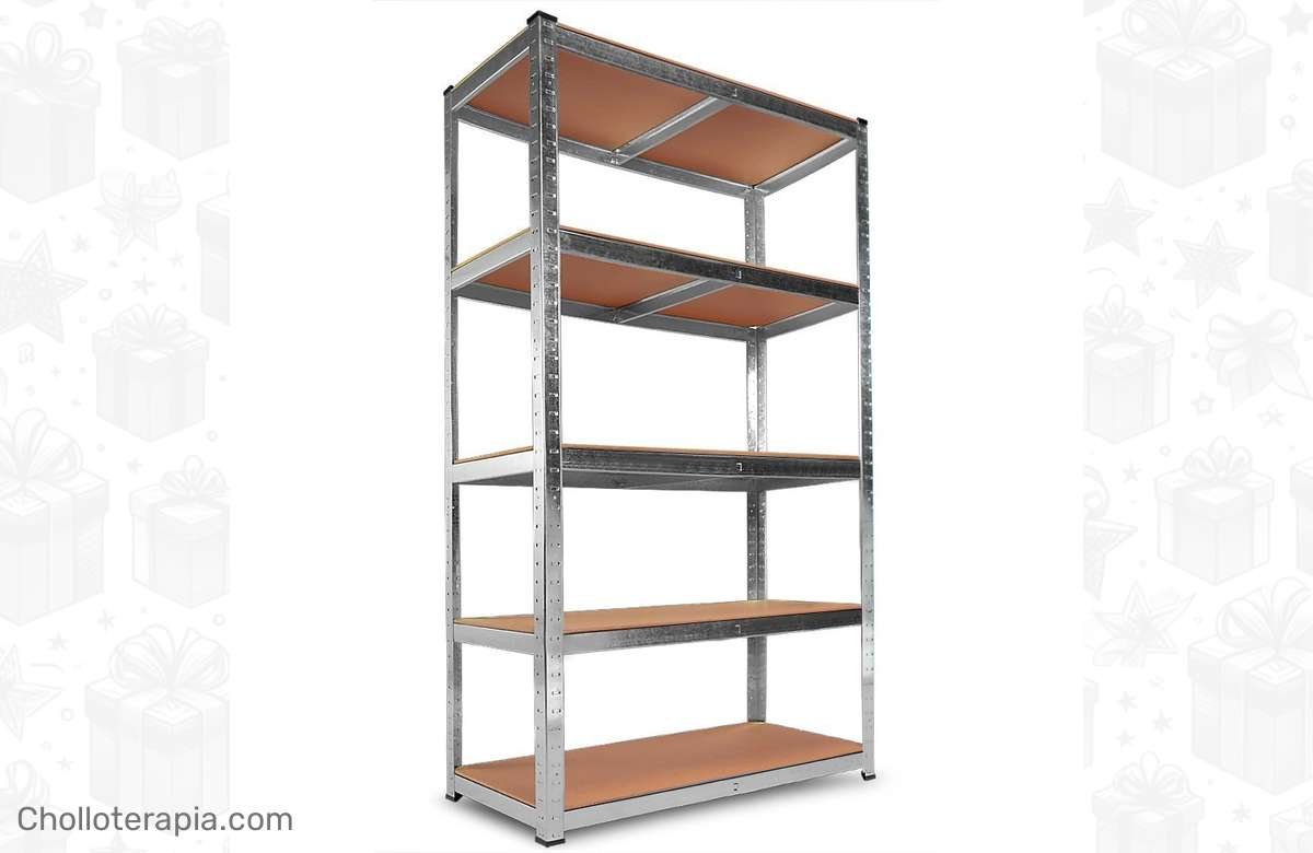 ¡Consigue ya la estantería metálica de acero galvanizado T-LoVendo para tener tu trastero impecable!