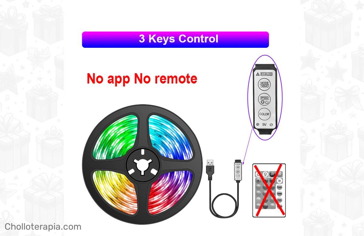 ¡Dale color a tu vida con estas luces Led RGB! Controla desde tu móvil y crea la mejor atmósfera en tu habitación