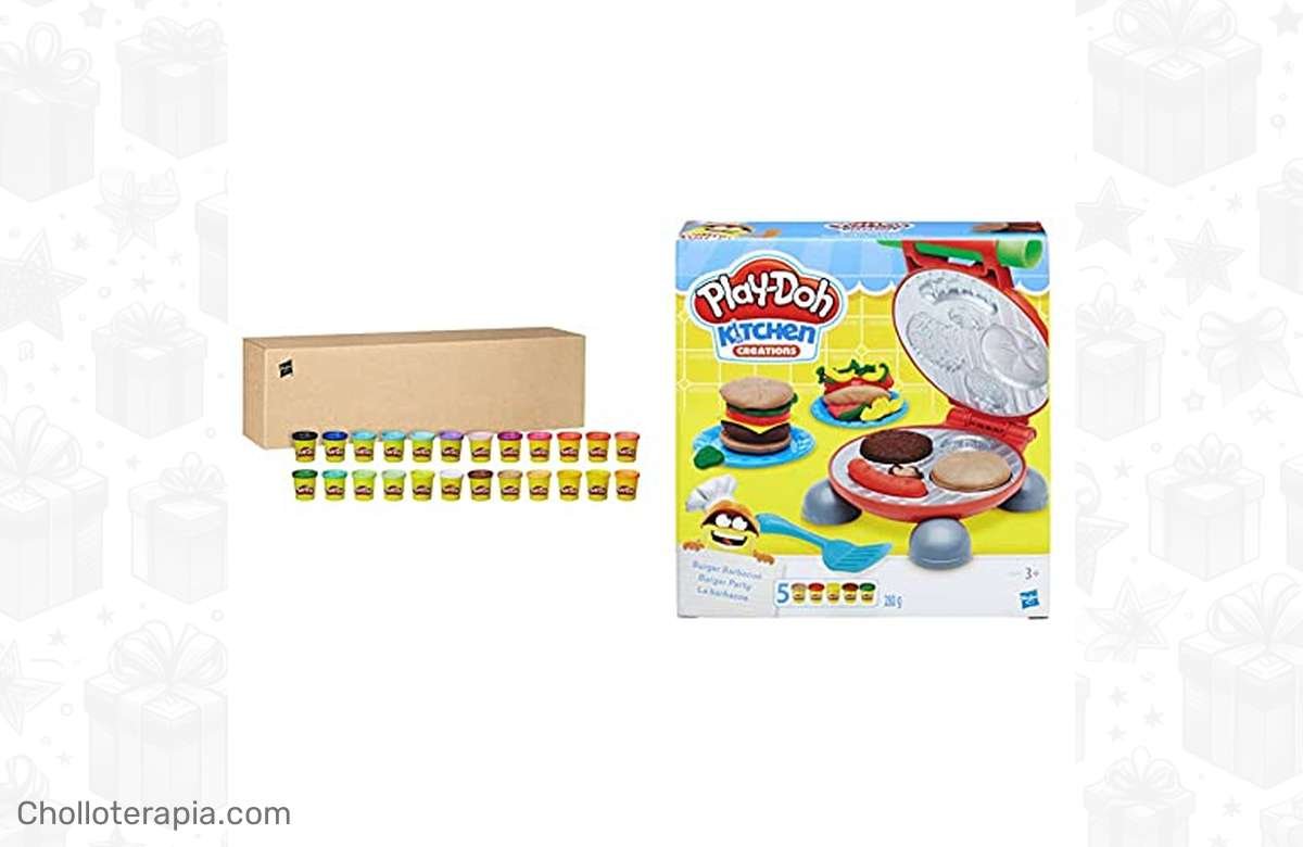 ¡Dale rienda suelta a tu creatividad con este pack de 24 botes de Play-Doh a precio de locura!