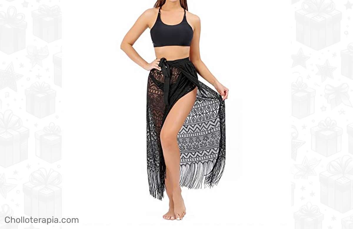 ¡Dale un toque sexy a tus días de sol con este vestido de playa transparente en oferta!