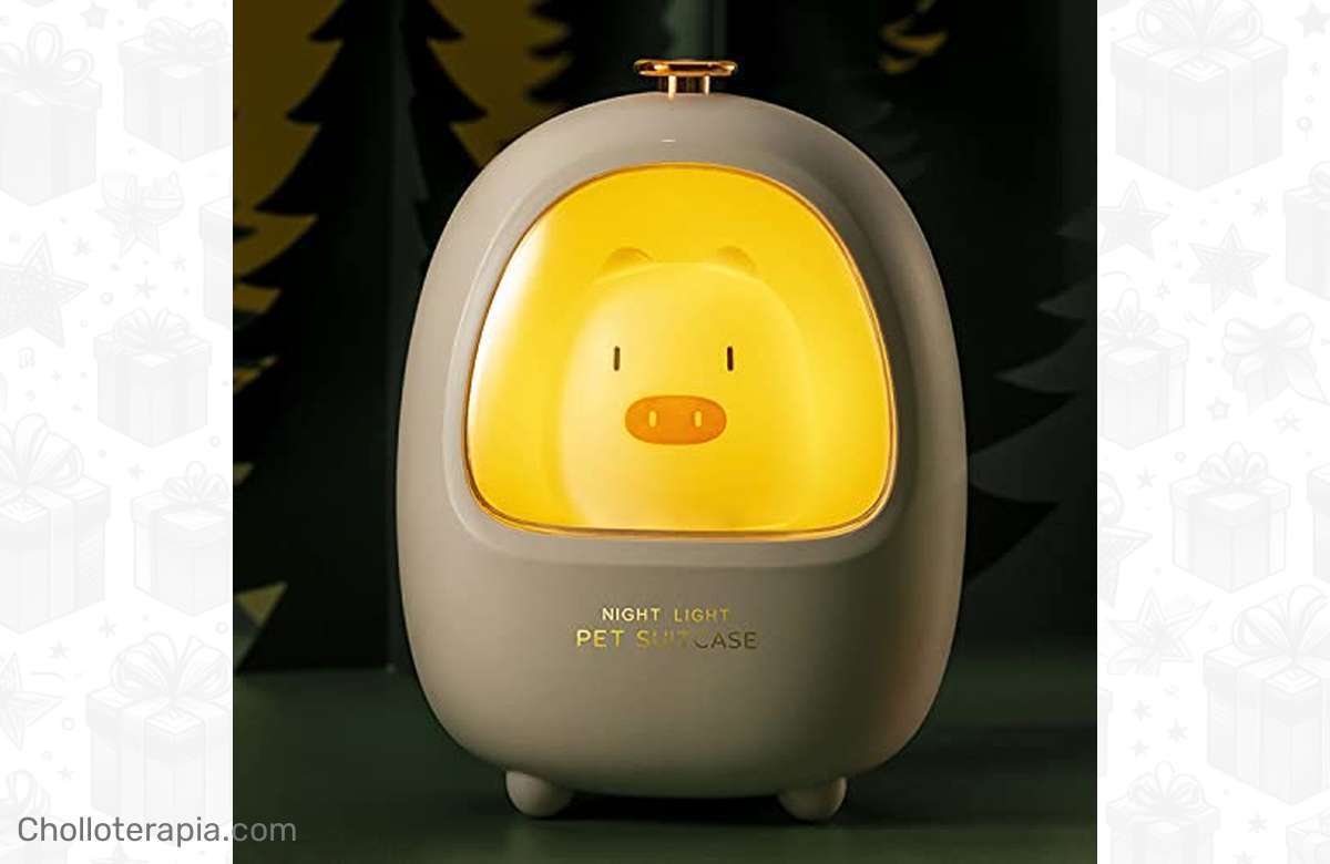 ¡Dale vida a las noches de tus peques con la lámpara quitamiedos recargable por USB!