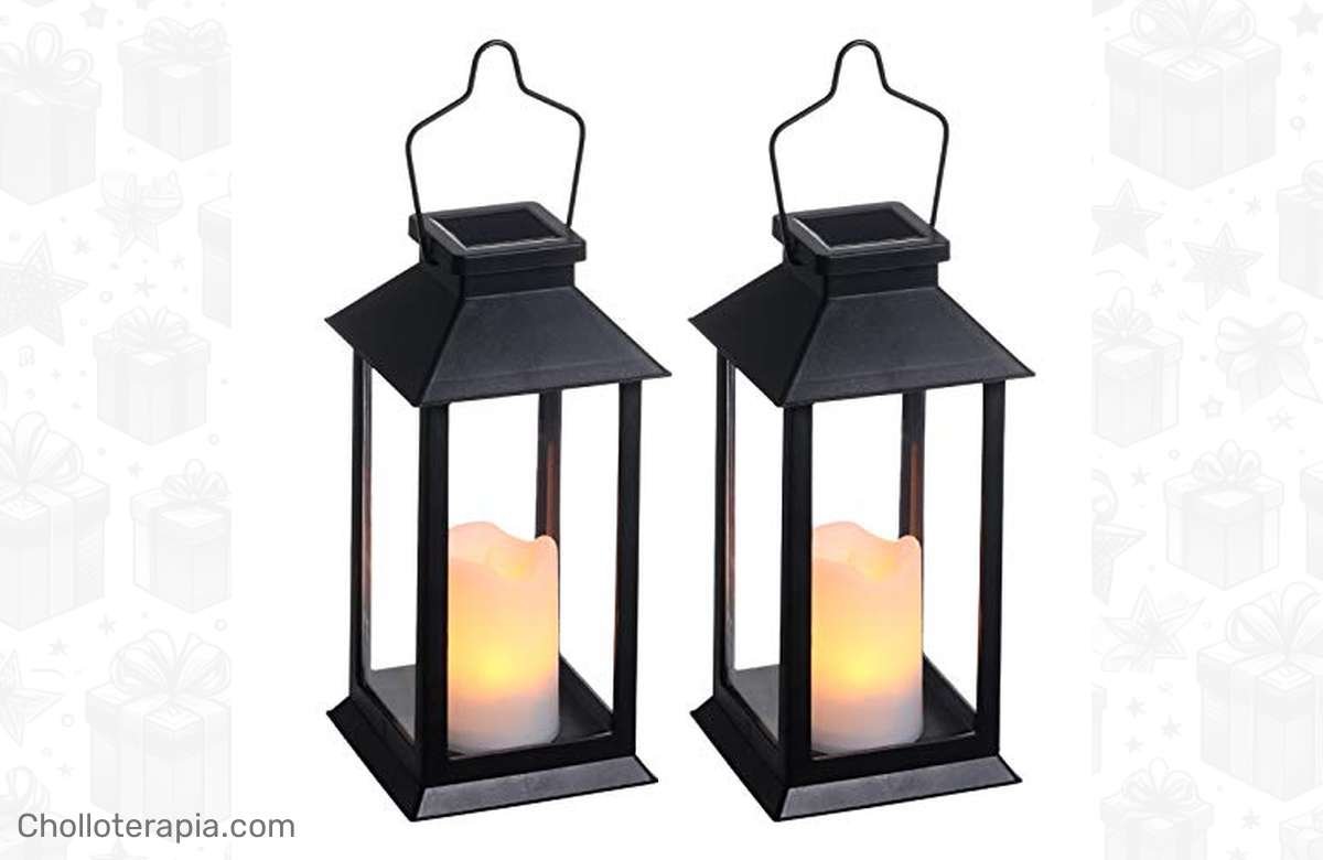¡Dale vida a tu jardín con estas lámparas solares de vela efecto!