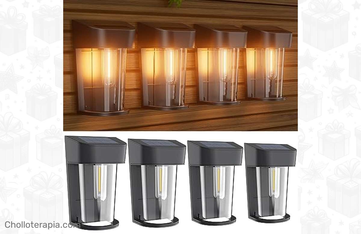 ¡Dale vida a tu jardín con estas luces solares LED impermeables!