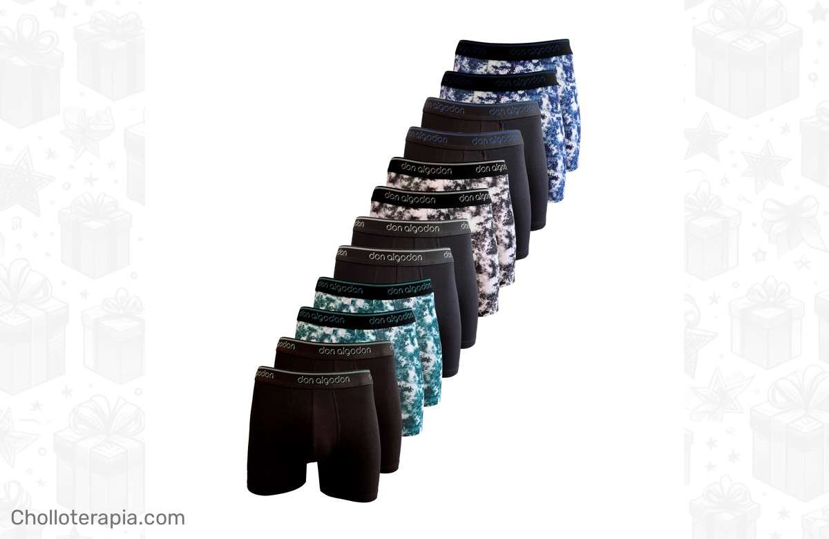 ¡Descubre la comodidad total con 12 Boxers de Don Algodón!