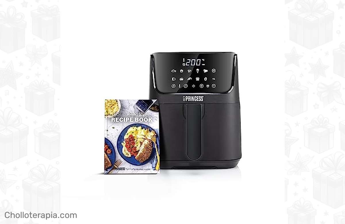 ¡Descubre la freidora sin aceite que cambiará tu forma de cocinar! ¡Ahorra energía y disfruta de deliciosas recetas! ¡Llévate la Princess ahora!
