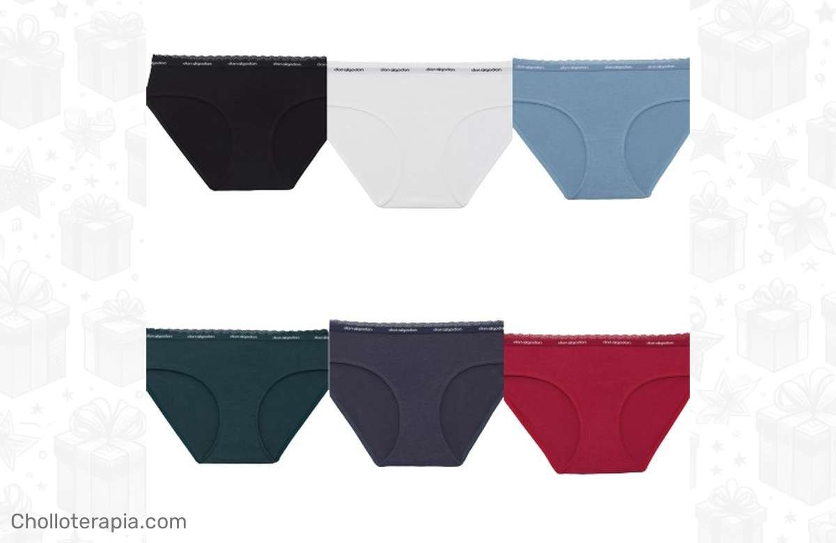 ¡Descubre las braguitas más top con 6 colores irresistibles! ¡No podrás resistirte!